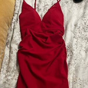 Short homecoming/formal/prom red dress